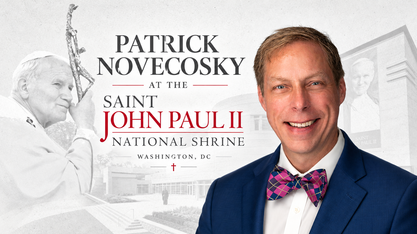 Book Launch: Patrick Novecosky celebrates John Paul II and Mother Teresa